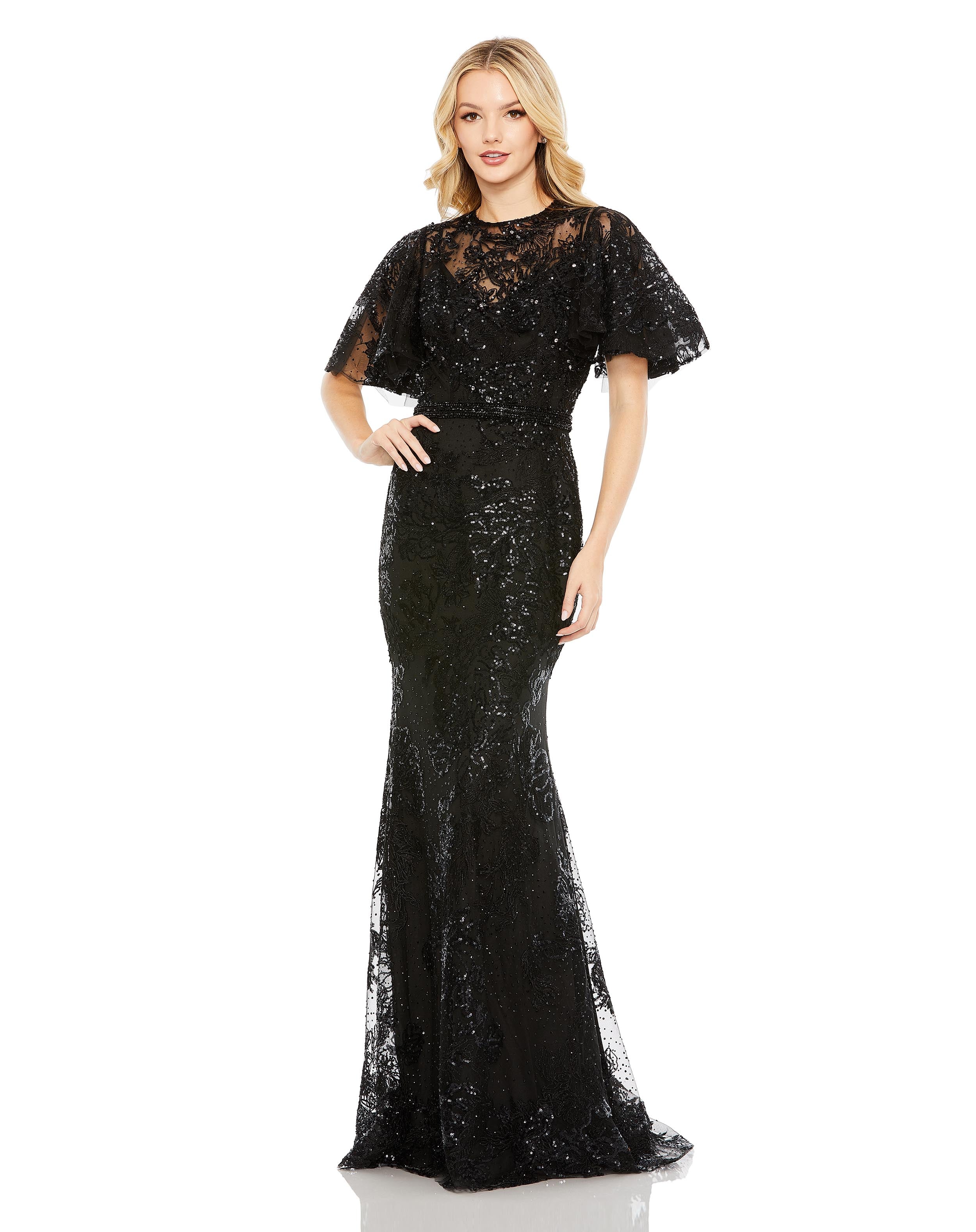 green emerald velvet dress Long Mother of the Bride Formal Dress Formal MOB Dress Mac Duggal 20438