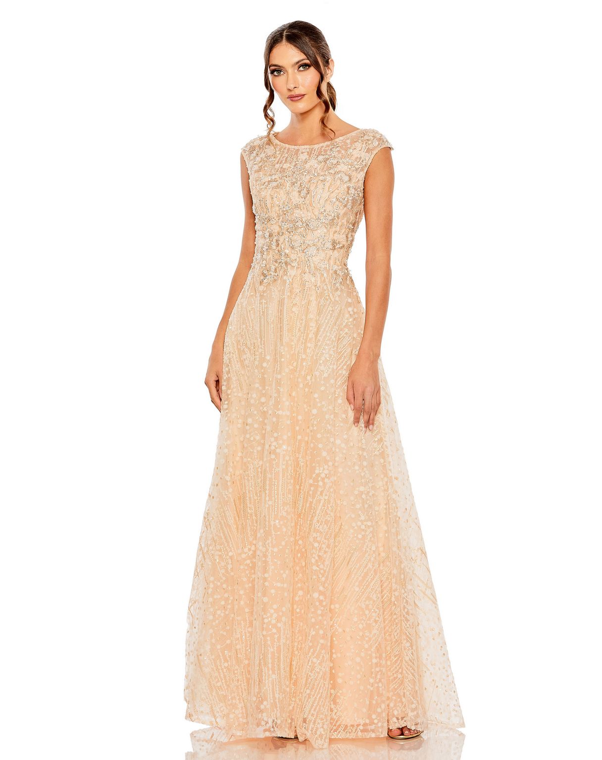 Mac Duggal 20501 Long Formal A Line Evening Dress