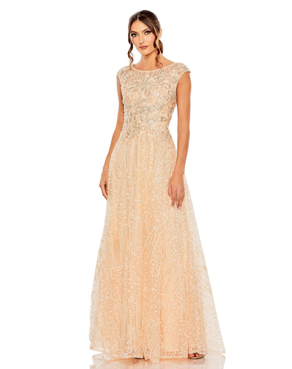 Long Formal Dress A Line Evening Mac Duggal 20501