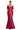 Formal Dresses Pleated Long Mermaid Formal Evening Dress Raspberry