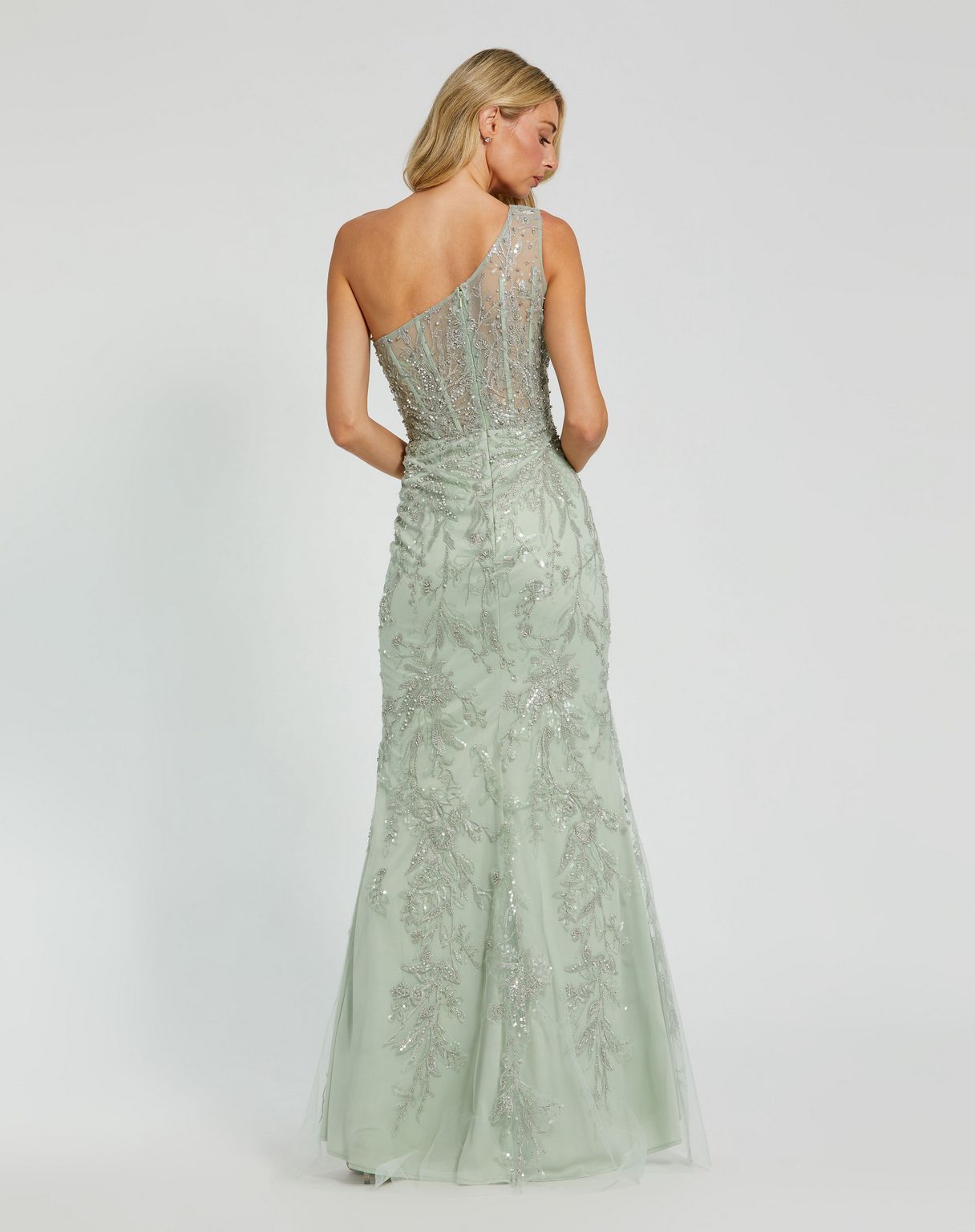 Mac Duggal 20543 Prom Sequin Long Fitted Formal Dress