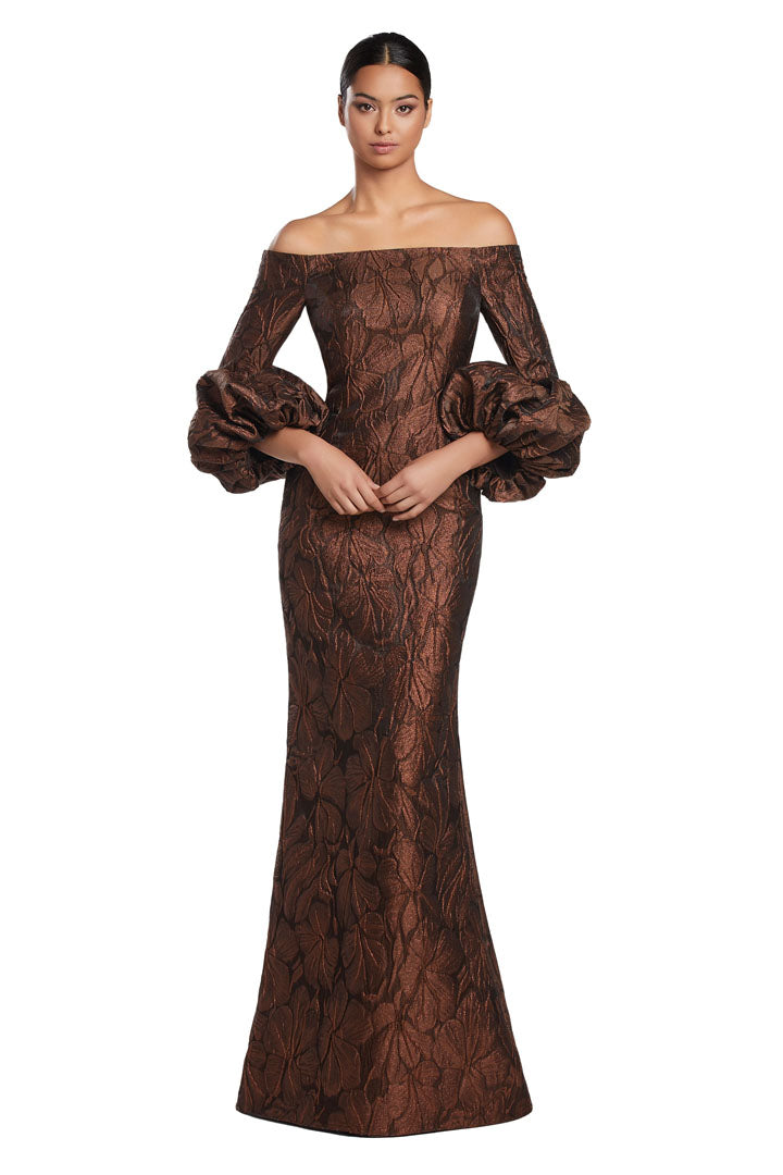 Formal Dresses Long Formal Fitted Evening Dress Copper