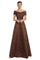 Formal Dresses A Line Long Formal A Line Pocket Evening Dress Copper