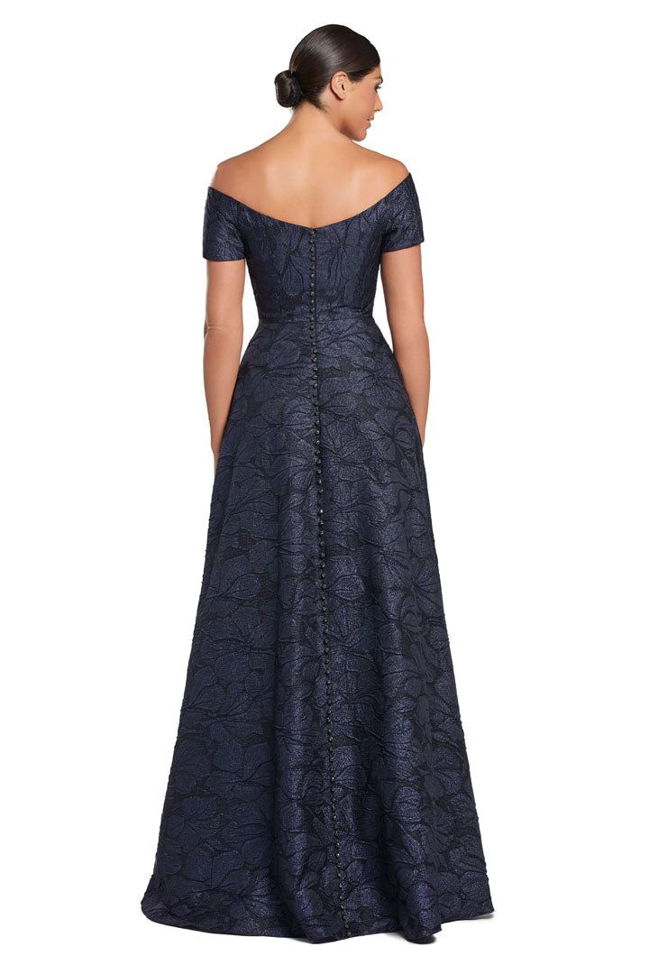 Alexander by Daymor 2054F24 A Line Long Formal A Line Pocket Evening Dress