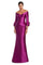 Formal Dresses Long Fitted Formal Pleated Dress Magenta
