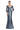 Formal Dresses Long Fitted Formal Pleated Dress Pewter