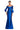 Formal Dresses Long Fitted Formal Pleated Dress Royal