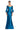 Formal Dresses Long Fitted Formal Pleated Dress Storm Blue