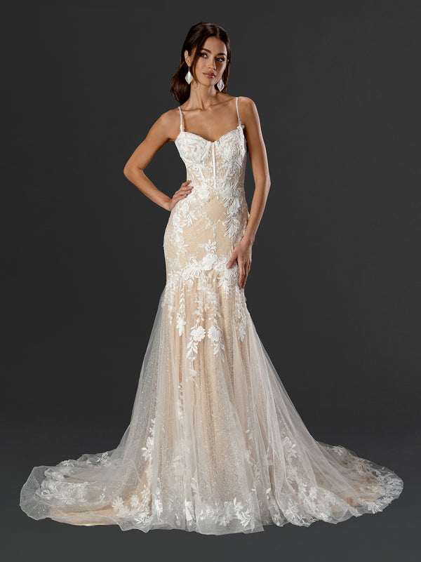 Bridal Gown Long Lace Simple Wedding Dress