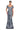 Formal Dresses Printed Long Formal evening Pleated Dress Navy/Multi