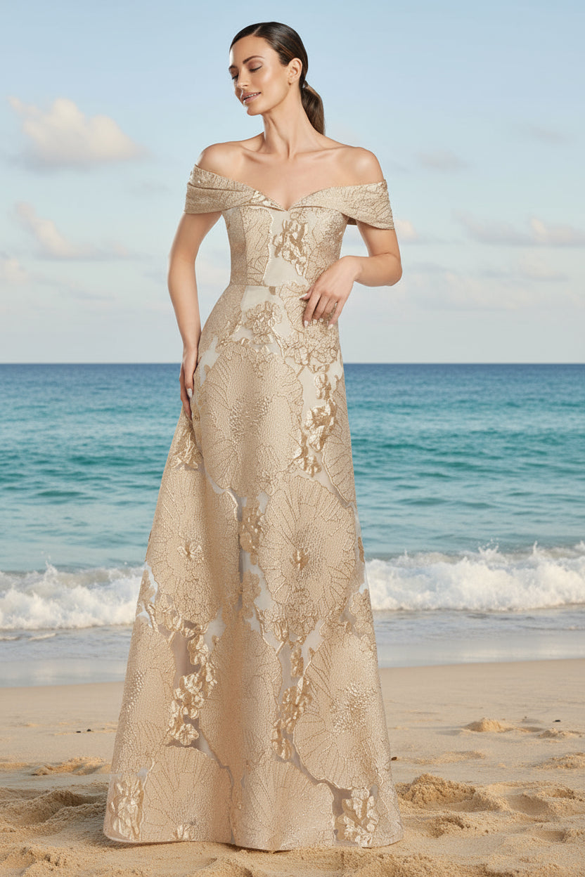 Alexander by Daymor 2063F24 - Embellished A-Line Evening Gown 16 / Gold - Shop Alexander by Daymor Dresses On Couture Candy at CoutureCandy.com Alexander by Daymor 2063F24 - Embellished A-Line Evening Gown 16 / Gold - Shop Alexander by Daymor Dresses On Couture Candy at CoutureCandy.com