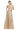 Formal Dresses A Line Long Formal Button Evening Dress Gold