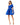 Cocktail Dresses Short A Line Bow Cocktail Dress Cobalt