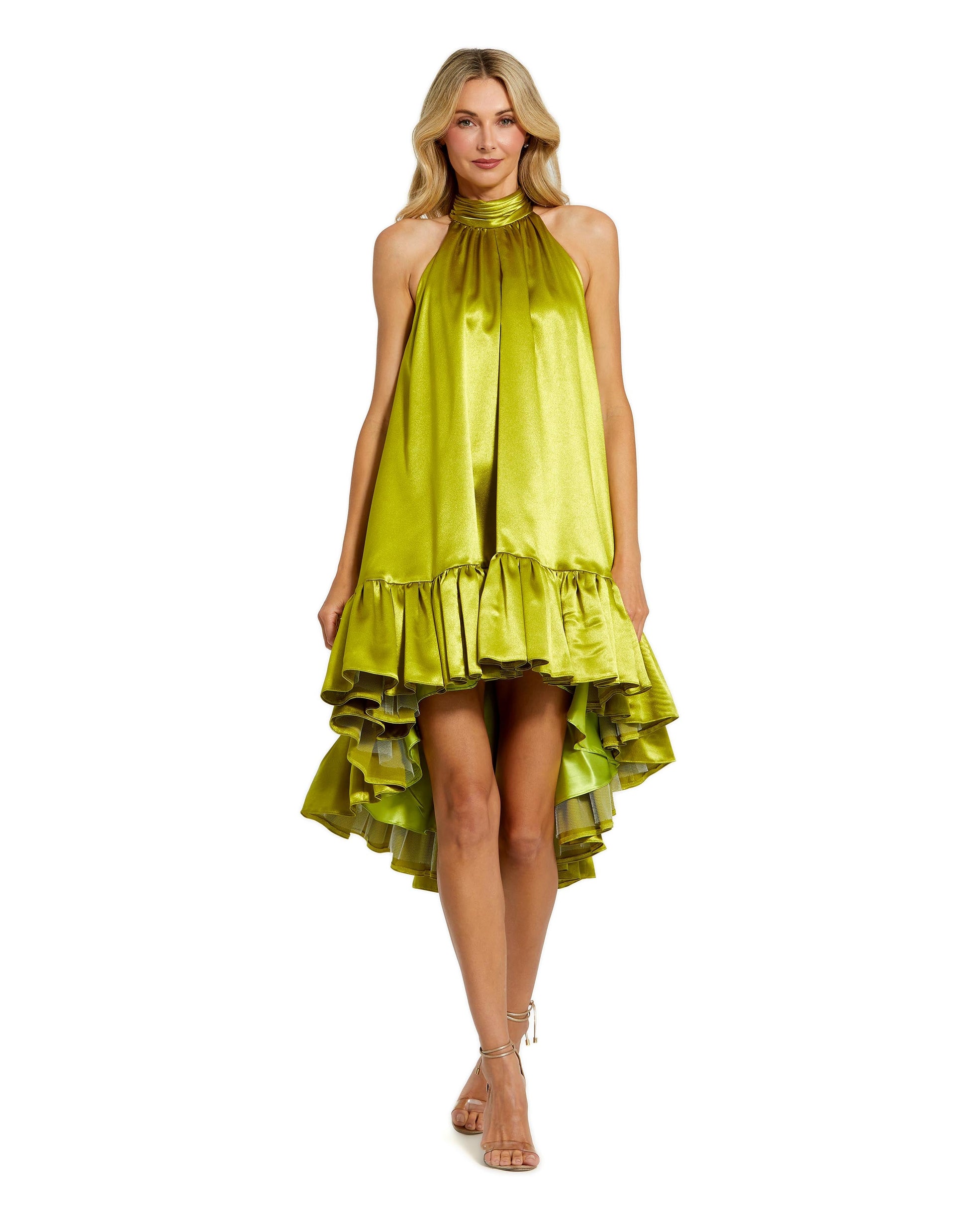 Mac Duggal 20711 High Low Ruffle Cocktail Dress