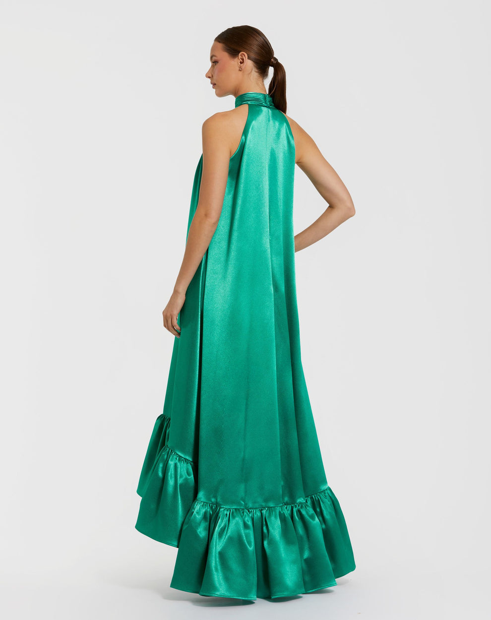Formal Dresses Ruffle High Low Formal Dress Mac Duggal 20712 Jade