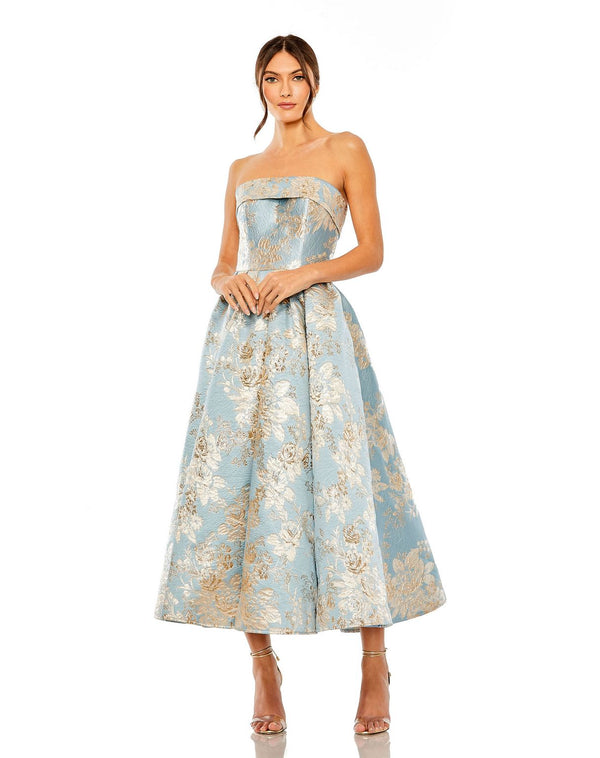 Formal Midi Dress A Line Mac Duggal 20726