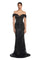 Prom Dresses Prom Fitted Long Formal Evening Dress Black/Gunmetal