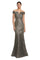 Prom Dresses Fitted Long Formal Evening Prom Dress Bronze