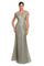 Prom Dresses Fitted Long Formal Evening Prom Dress Gold
