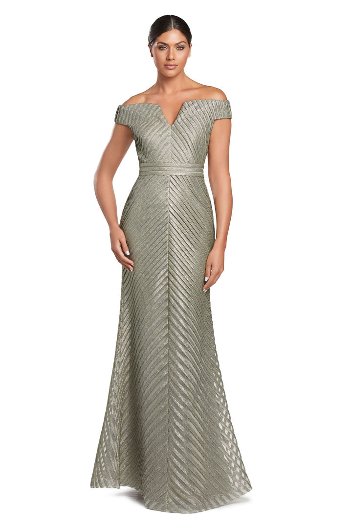 Prom Dresses Fitted Long Formal Evening Prom Dress Gold