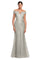 Prom Dresses Fitted Long Formal Evening Prom Dress Platinum