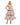 Prom Dresses Polka Dot Ruffle A Line  Midi Dress Blush