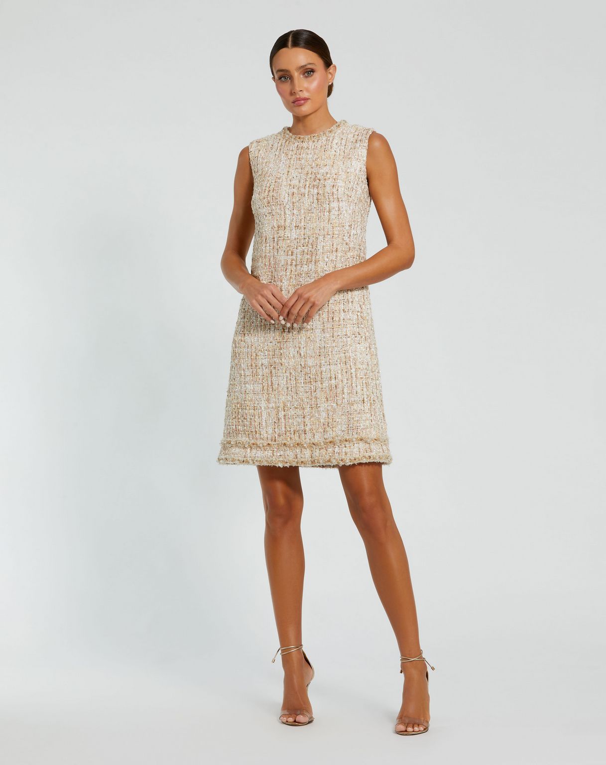 Mac Duggal 20795 Short A Line Beaded Cocktail Dress