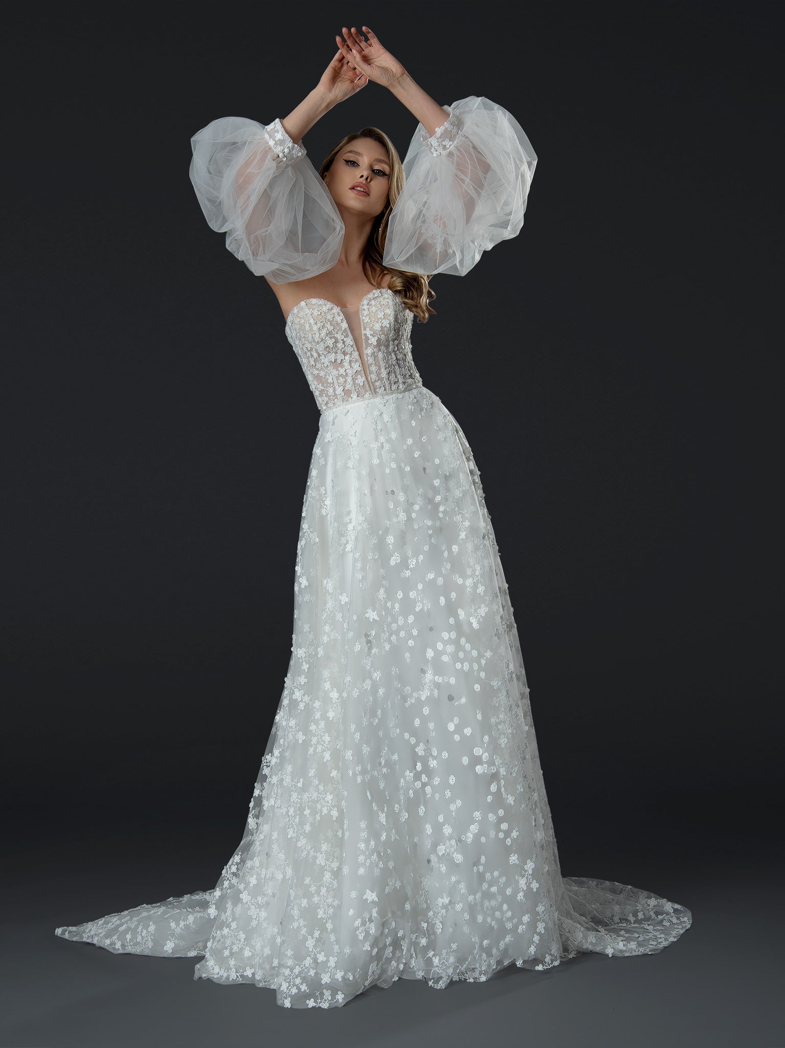Stella Couture 24573 Long Bridal Simple Wedding Dress