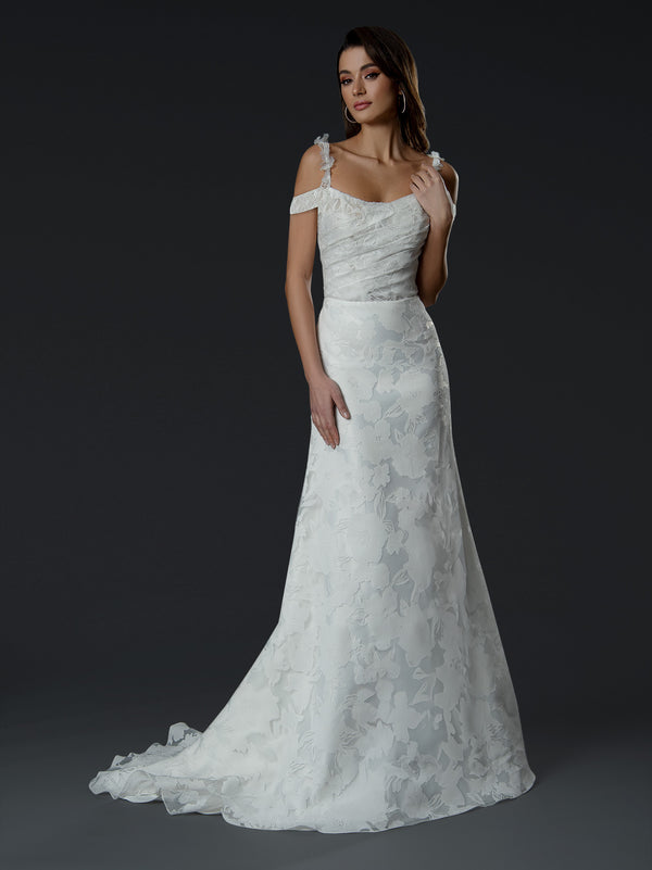 Fitted Long Wedding Dress