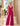 Jumpsuit Long Ruched Formal Jumpsuit Fuchsia