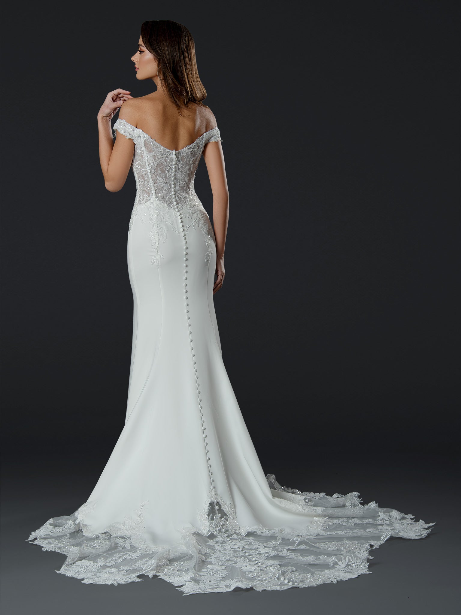 Stella Couture 24575 Long Bridal Wedding Mermaid Dress