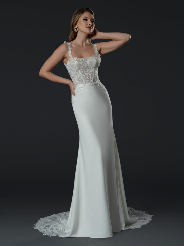 Mermaid Long Bridal Wedding Dress