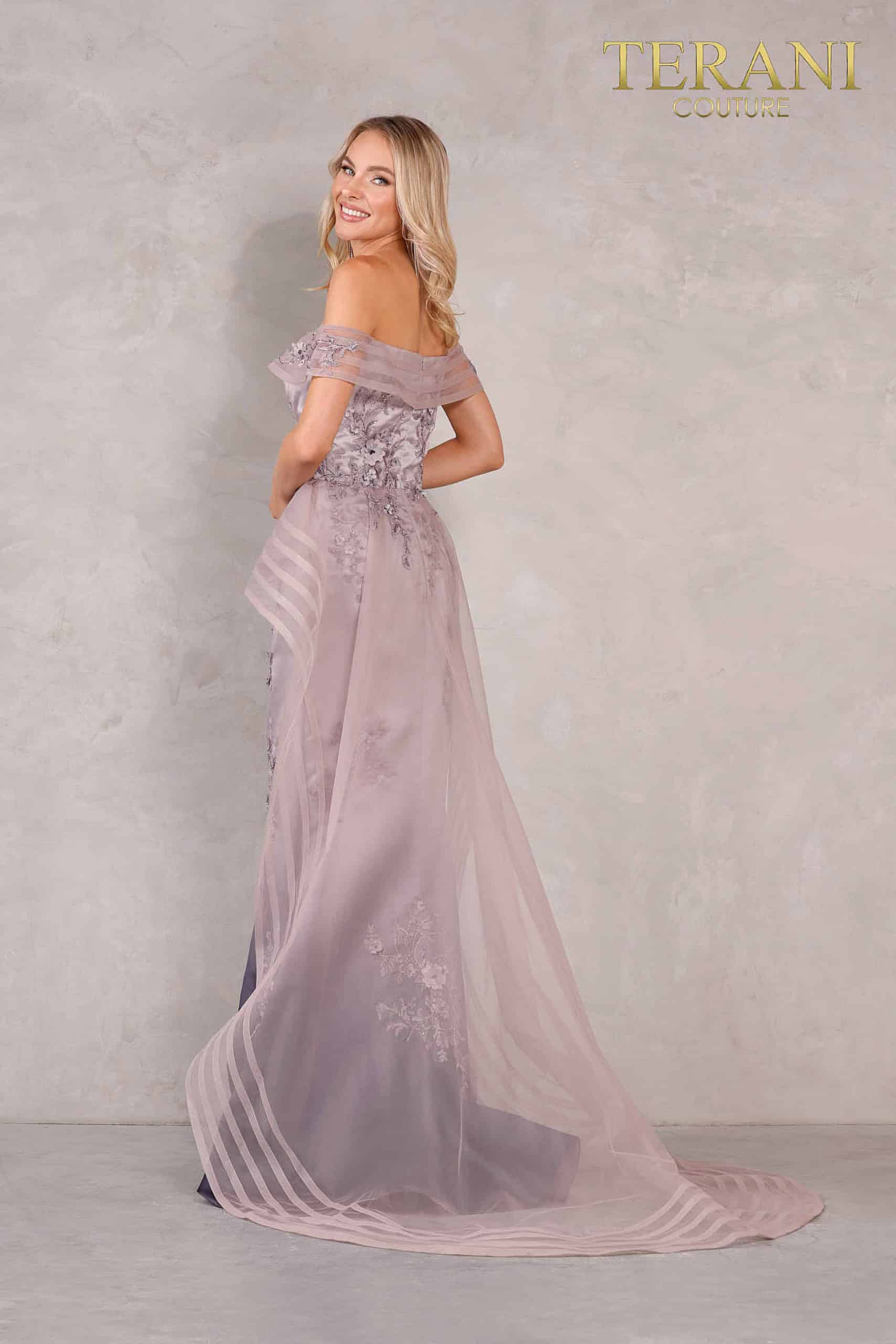 Formal Dresses Long Fitted Formal Sequin Peplum Evening Dress Lilac Ombre