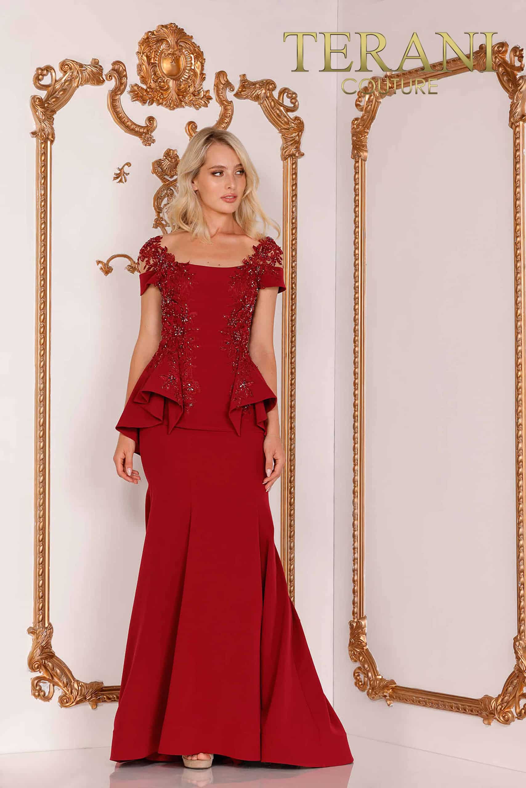 Terani Couture Long Formal Evening Dress 2111M5262 - The Dress Outlet