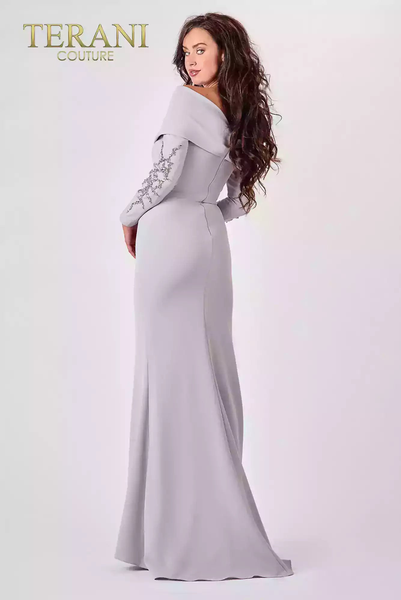 Terani Couture Formal Long Mother Of The Bride Dress 2111M5263 - The Dress Outlet