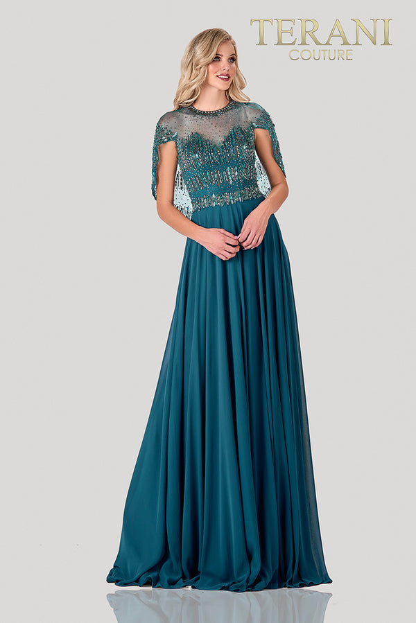 Terani Couture 2111M5295 Long Formal Beaded Dress
