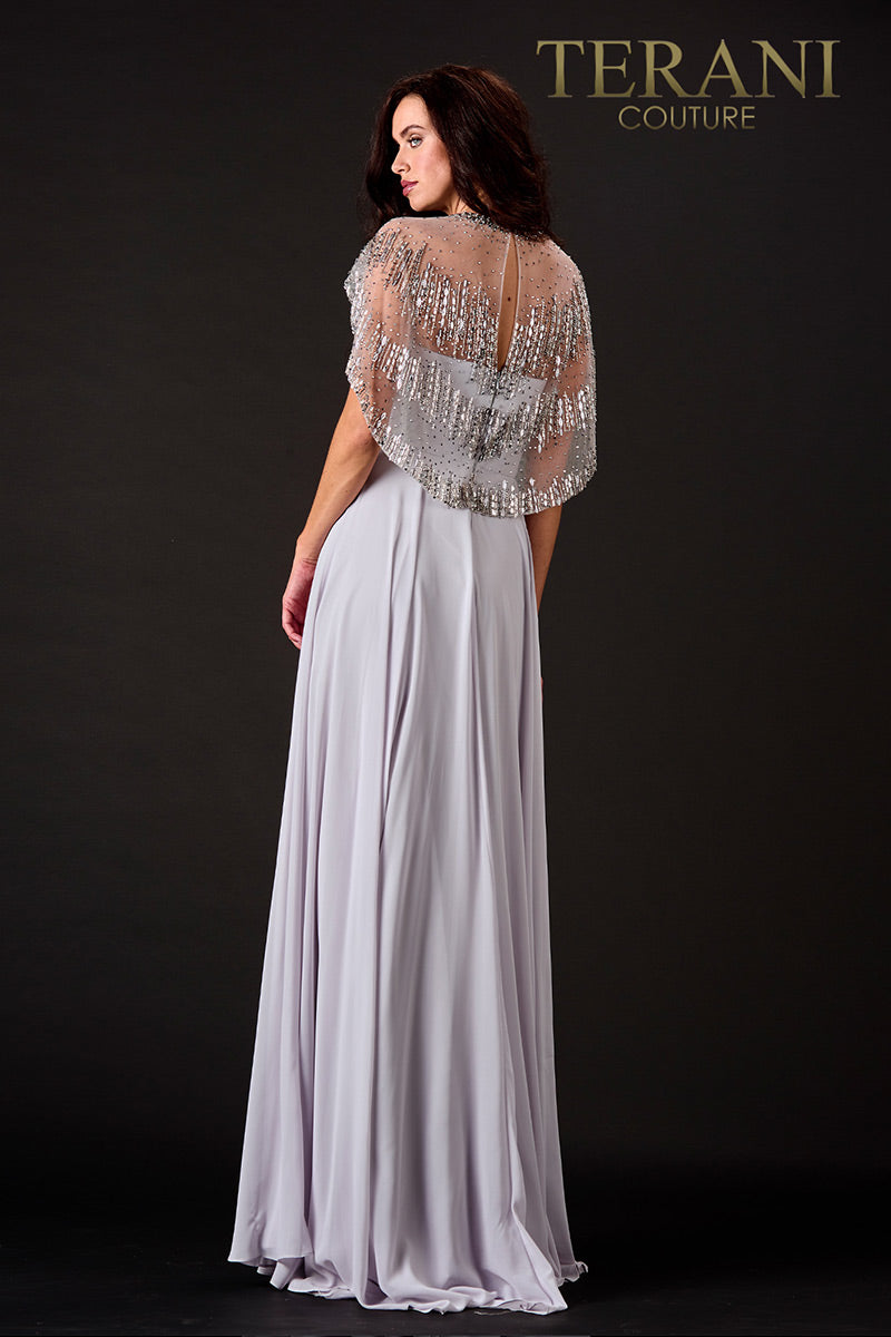 Terani Couture Long Formal Beaded Dress 2111M5295 - The Dress Outlet