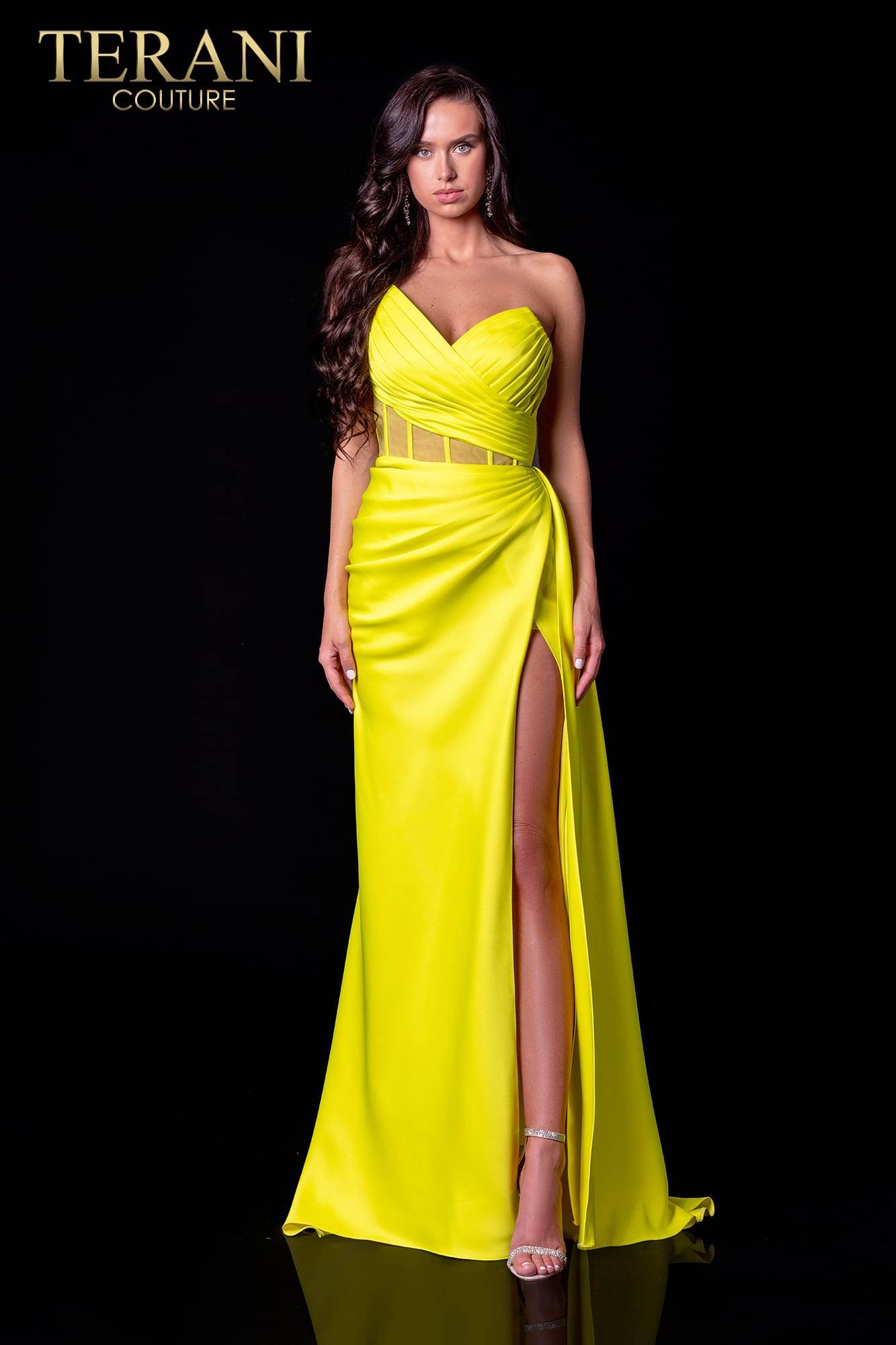 Terani Couture Long Strapless Prom Dress 2111P4020 - The Dress Outlet