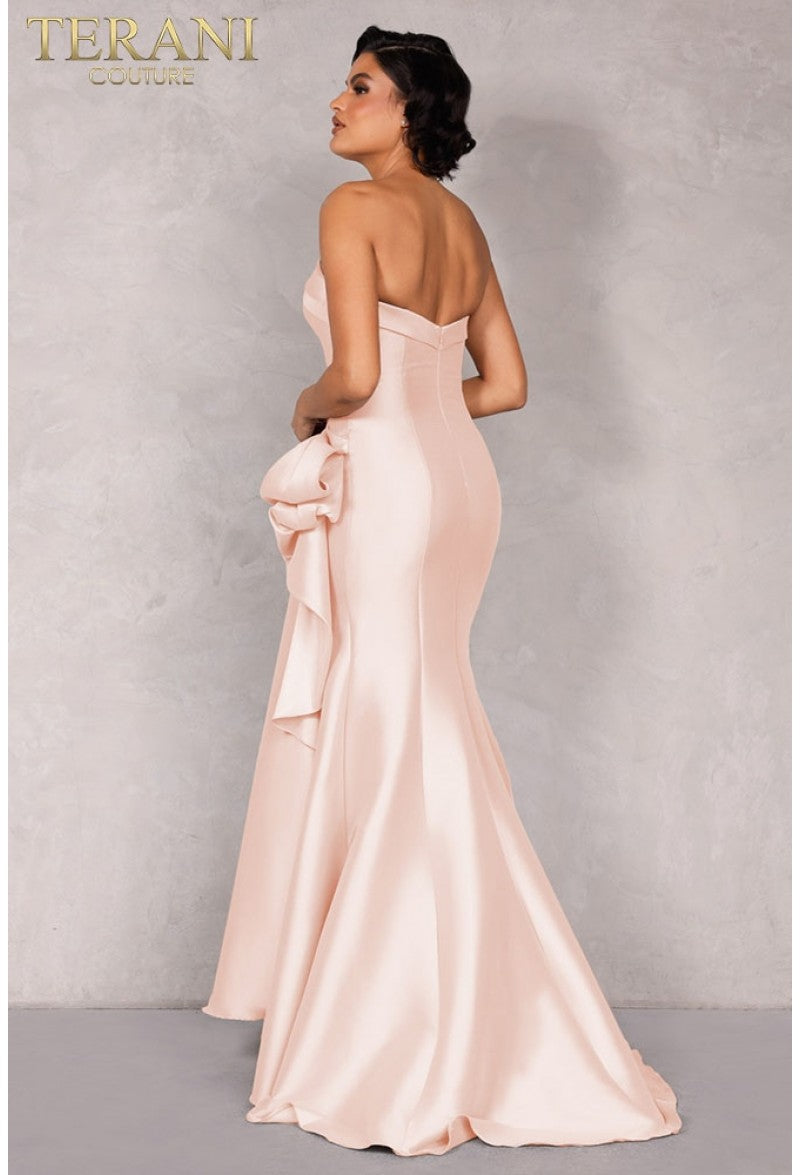 Terani Couture 2111P4019 Prom Long Strapless Dress