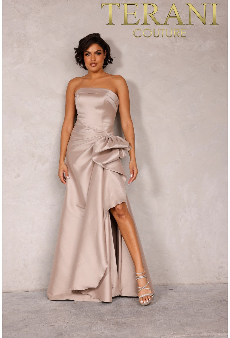 Terani Couture 2111P4019 Taupe 12 Sale