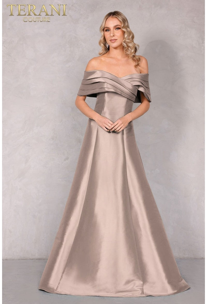 Terani Couture 2112M5404 Formal A Line Long Prom Dress