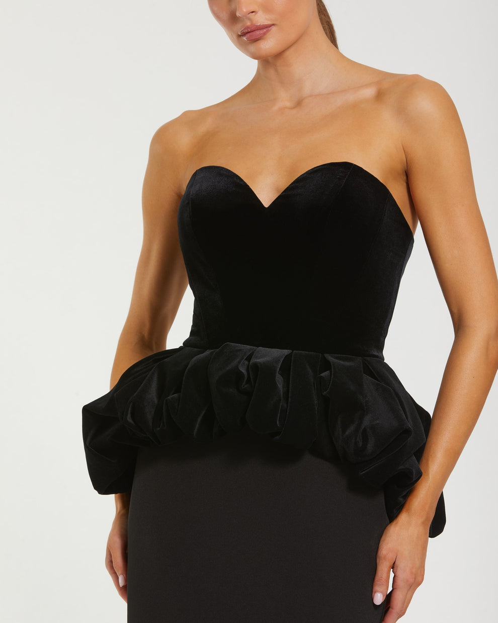 Prom Dresses Long Formal Ruffle Prom Dress Black