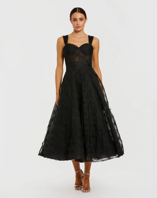 Cocktail Dresses Homecoming A Line Short Floral Midi Cocktail Dress Black
