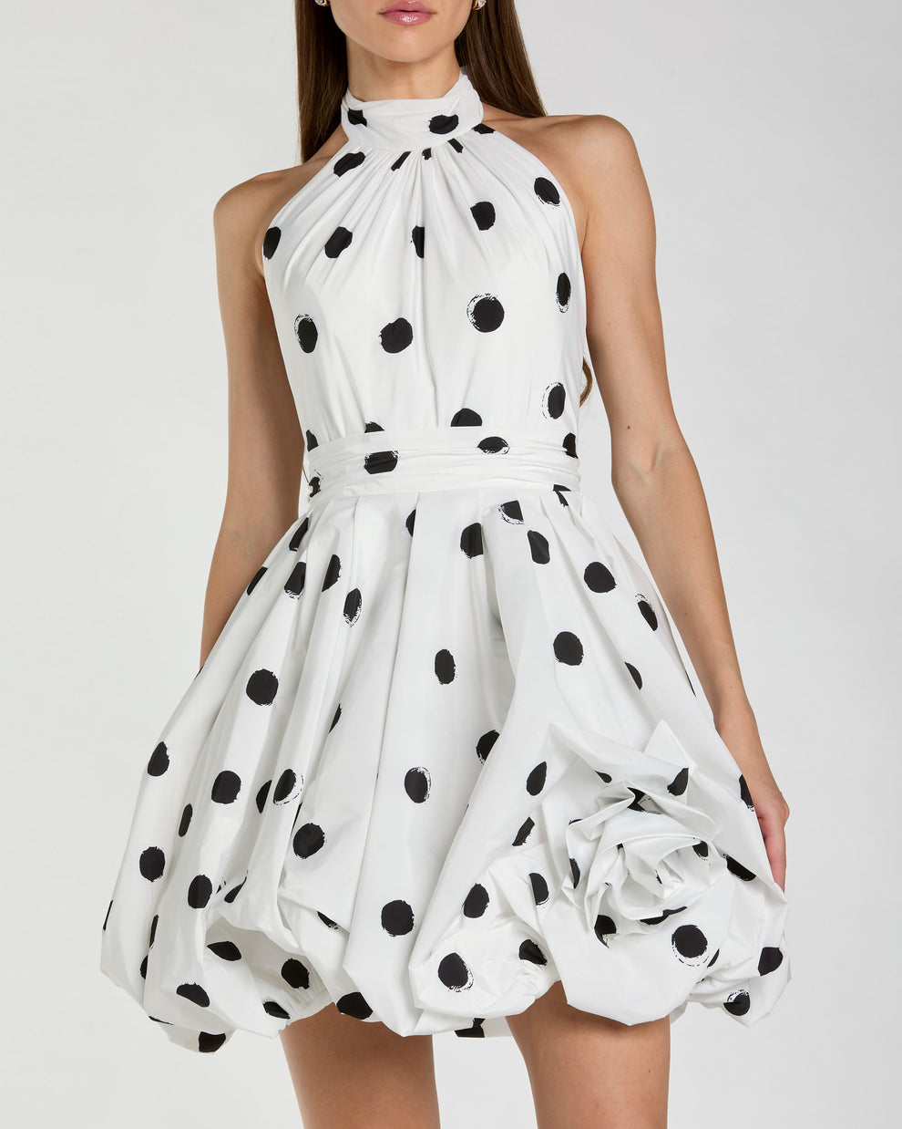 Cocktail Dresses A Line Mini Short Cocktail Dress Mac Duggal 21233 Black Ivory