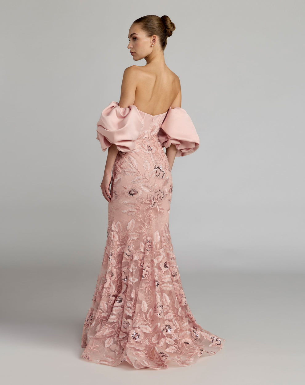 Prom Dresses Sequin Long Lace Formal Mermaid Prom Dress Mac Duggal 21260 Rose