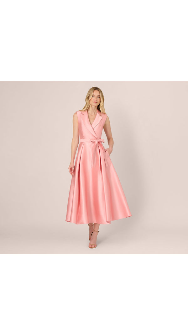 Adrianna Papell Sleeveless Mikado Suit Dress 212631