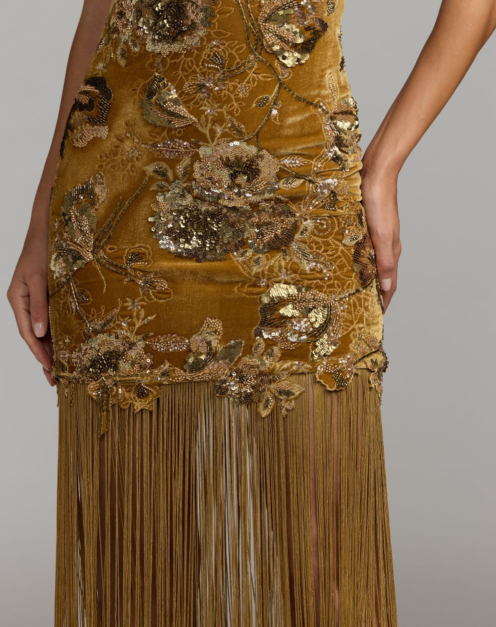 Scoop Floor-Length Sequin Evening Mermaid Mac Duggal 21486