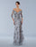 Formal Dresses Long Formal Beaded Applique Evening Dress Multi