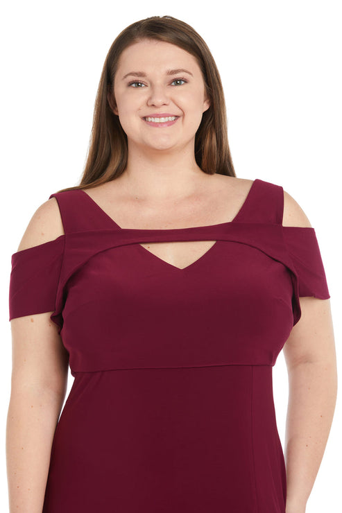 Plum Nightway Plus Size Long Formal Dress 21519W for $74.99 – The Dress ...
