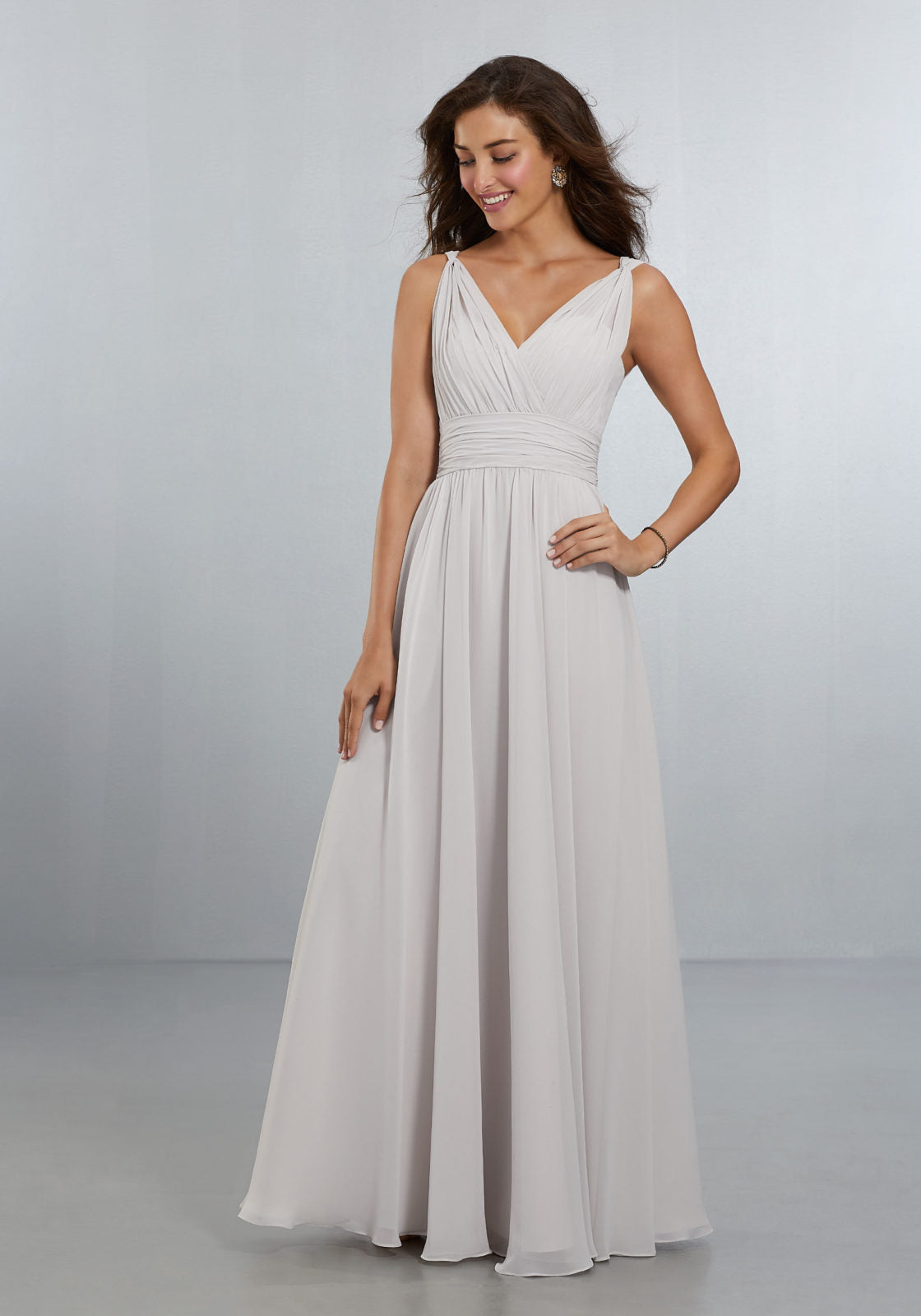 Formal Dresses Formal A Line Pleated Long Evening Dress MGNY Madeline Gardner New York 21553 Dew Drop